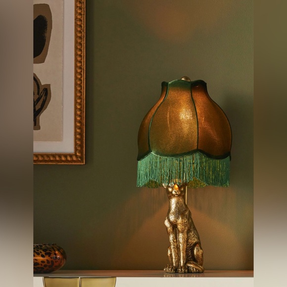 Anthropologie Icon Lamp ~Leopard Edition NWT ( MSRP $298) - Picture 2 of 14